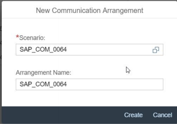 Create IBP com arrangement