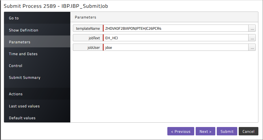 Submit IBP_SubmitJob