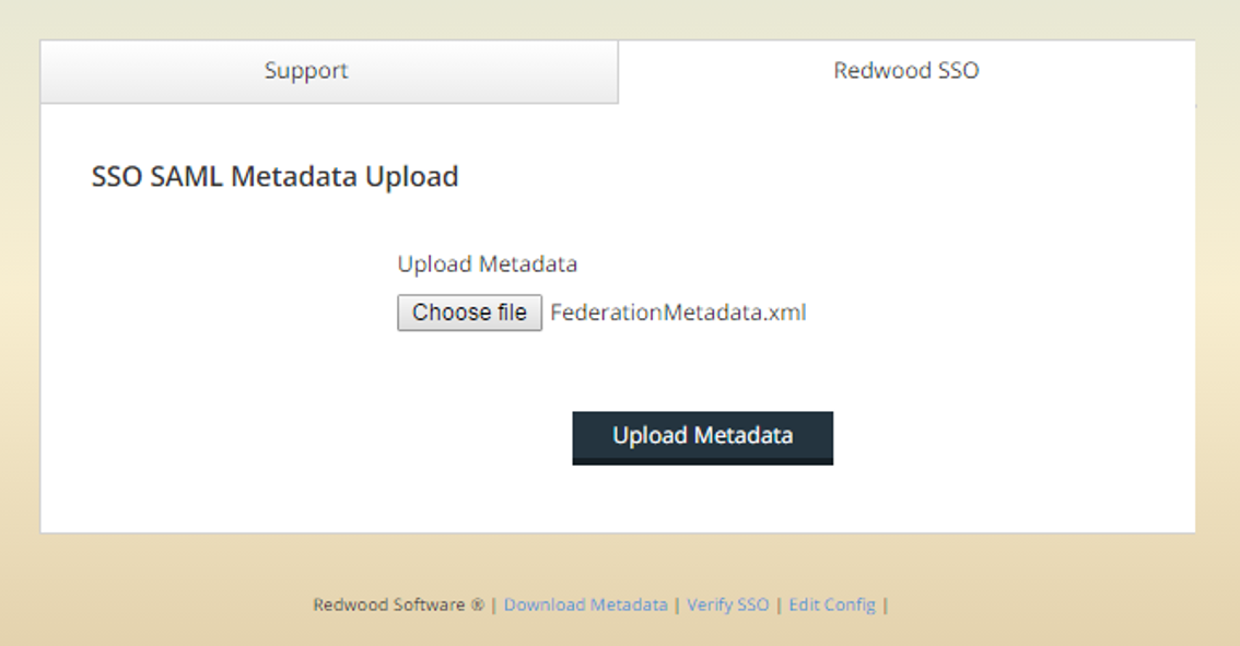 Upload Metadata dialog capture