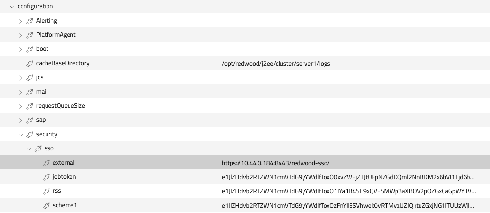 Capture of the registry editor